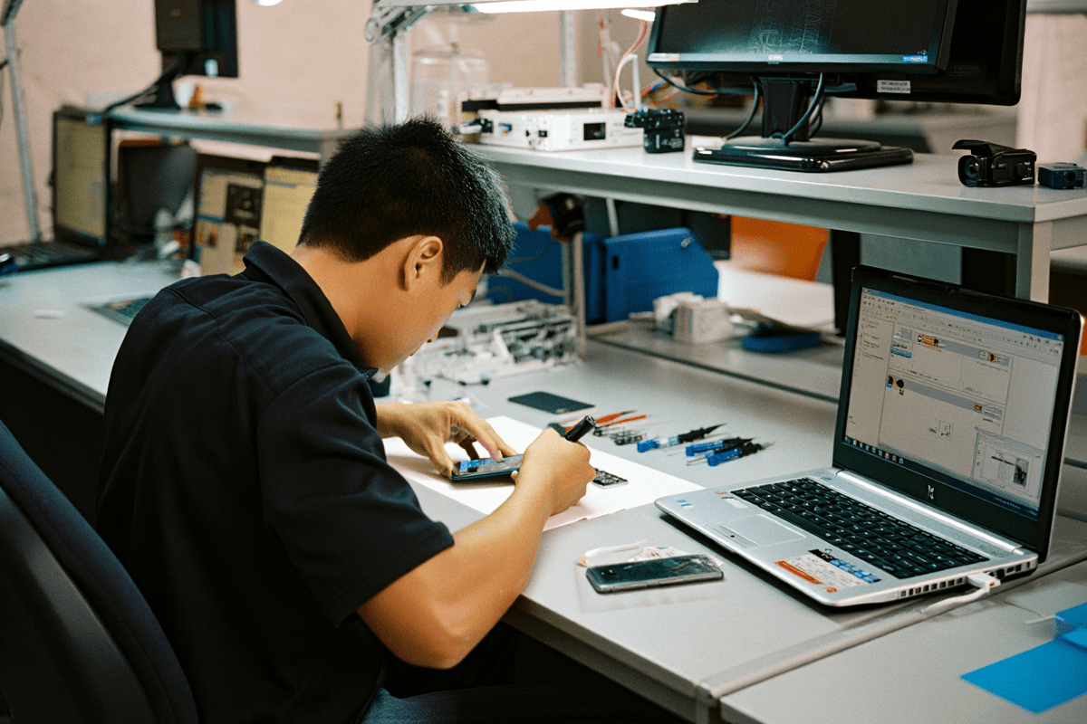 Процесс ремонта техники Hurakan в hurakan-servis